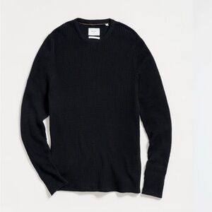 Billy Reid Waffle Cotton Cashmere Shirt - Men's Large - Navy Blue/Midnight